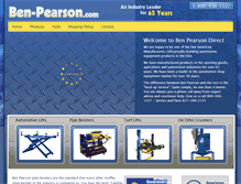 Tablet Screenshot of ben-pearson.com